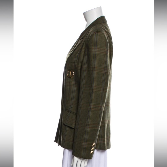 Moschino Vintage 1990’s Blazer with Peaked Lapels and Structured Shoulders - Picture 3 of 16